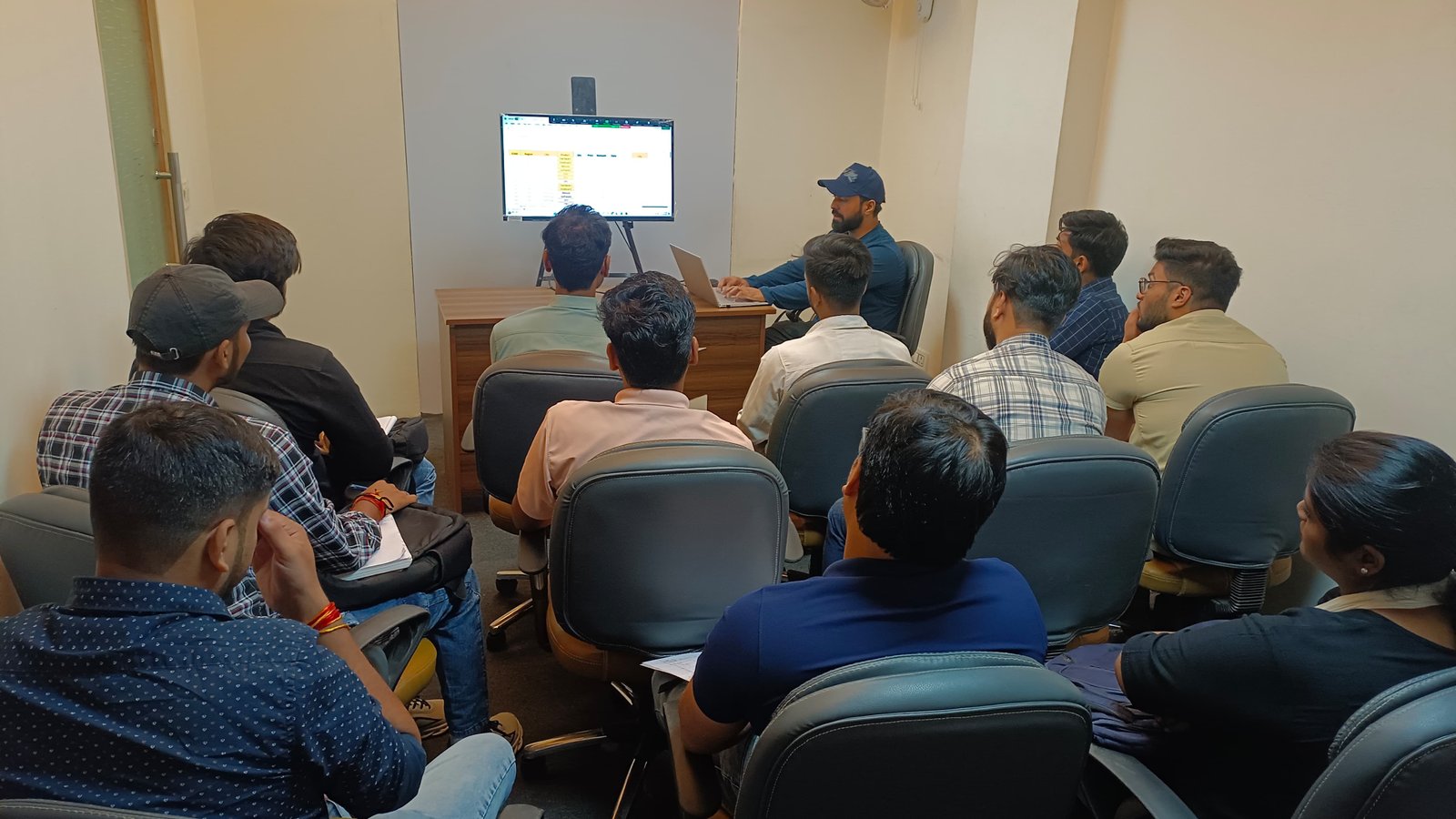 Professional data training session