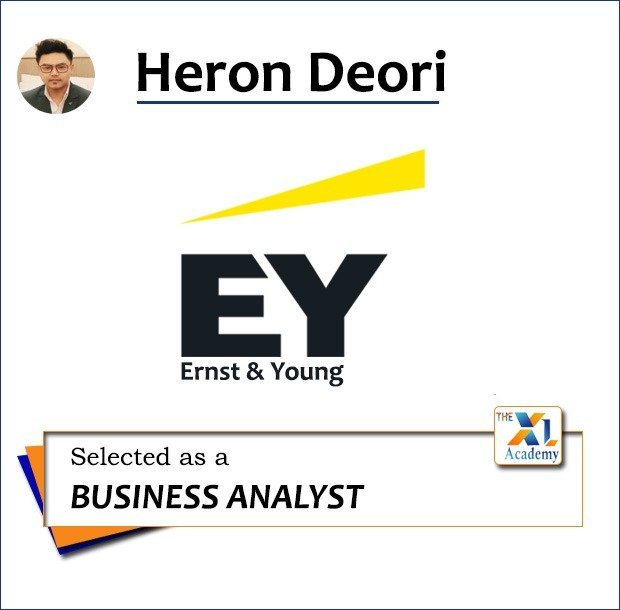 Heron Deori - Selected as Business Analyst at Ernst & Young